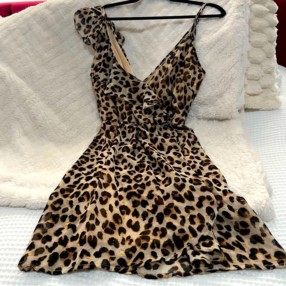 Used animal print dress